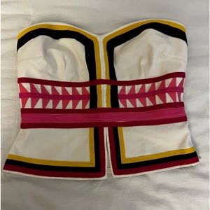 Top small, strapless, new with tags